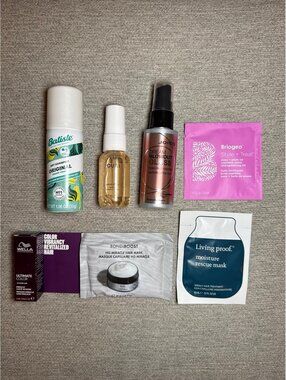 Haircare Samples Bundle Lot Minis Living Proof Ouai Joico Briogeo Wella